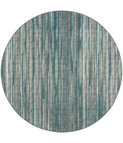 Dalyn Amador AA1 Teal Area Rug 6 ft. X 6 ft. Round