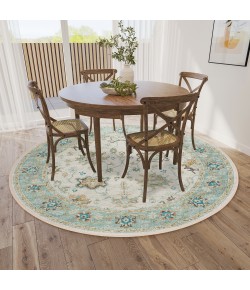 Dalyn Marbella MB6 Ivory Area Rug 10 ft. X 10 ft. Round
