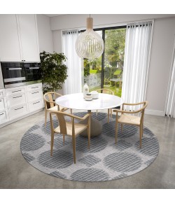 Dalyn Sedona SN13 Pewter Area Rug 8 ft. X 8 ft. Round