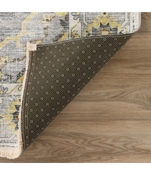 Dalyn Marbella MB1 Grey Area Rug 6 ft. X 6 ft. Round
