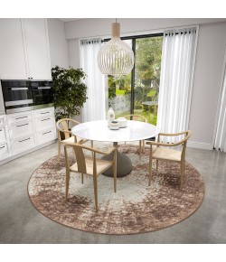 Dalyn Winslow WL1 Chocolate Area Rug 6 ft. X 6 ft. Round