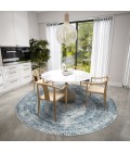 Dalyn Sedona SN7 Indigo Area Rug 4 ft. X 4 ft. Round