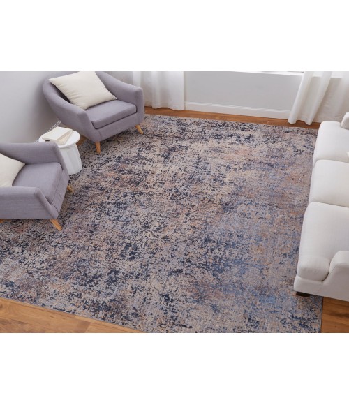 Feizy Pryor BLUE/MULTI PRY39NGF 6 ft. 7 in. X 9 ft. 6 in. Rectangle Rug
