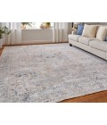 Feizy Pasha BEIGE/BLUE Rug PAS39M5F 2 ft. X 3 ft. Rectangle - Rugs Town Feizy Pasha BEIGE/BLUE PAS39M5F 2 ft. X 3 ft. Rectangle Rug