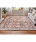 Feizy Pasha TERRACOTTA/IVORY PAS39M7F 2 ft. X 3 ft. Rectangle Rug