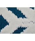 Feizy Saphir Mira TEAL/WHITE 6803490F 9 ft. 8 in. X 12 ft. 7 in. Rectangle Rug