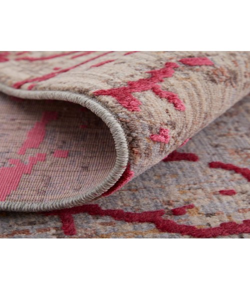 Feizy Pryor PINK/MULTI PRY39NEF 5 ft. X 8 ft. Rectangle Rug