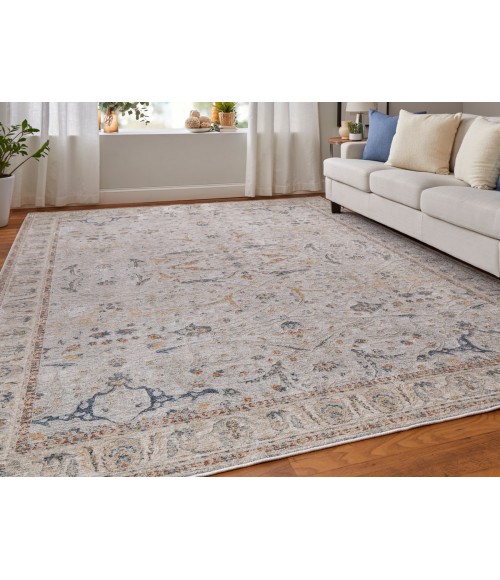Feizy Pasha IVORY/MULTI PAS39M4F 9 ft. 0 in. X 12 ft. 8 in. Rectangle Rug