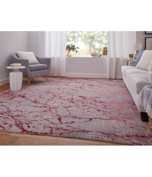 Feizy Pryor PINK/MULTI PRY39NEF 5 ft. X 8 ft. Rectangle Rug