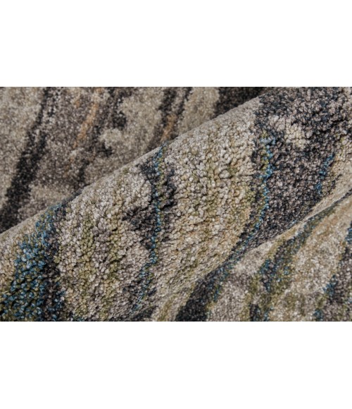 Feizy Skyview Gray/Black/Ivory SKV39QBF 9 ft. X 12 ft. Rect. Rug