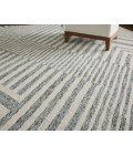 Feizy Wallace Gray/Ivory WAL8A42F 2 ft. X 3 ft. Rect. Rug