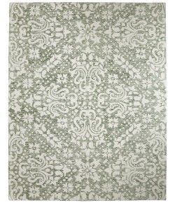 Feizy Belfort Ivory/Green 8698A28F 5 ft. X 8 ft. Rect. Rug