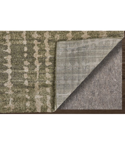 Feizy Skyview Green/Tan SKV39QDF 9 ft. X 12 ft. Rect. Rug