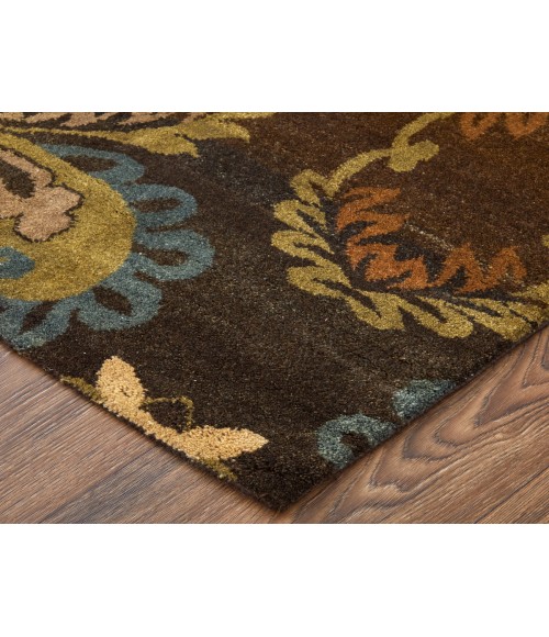 Feizy Amzad BROWN Rug 5236113F 8 ft. 6 in. X 11 ft. 6 in. Rectangle - Rugs Town Feizy Amzad BROWN 5236113F 8 ft. 6 in. X 11 ft. 6 in. Rectangle Rug