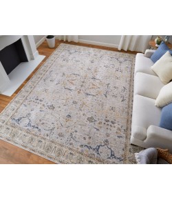 Feizy Pasha IVORY/MULTI PAS39M4F 9 ft. 0 in. X 12 ft. 8 in. Rectangle Rug