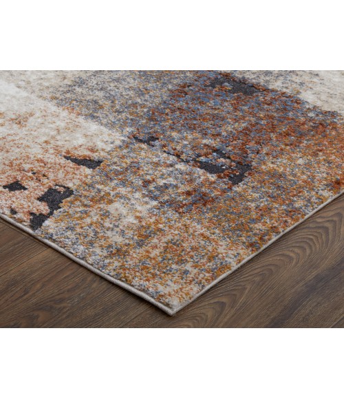 Feizy Gilmore BLUE/IVORY Rug GIL39MKF 5 ft. 3 in. X 8 ft. Rectangle - Rugs Town Feizy Gilmore BLUE/IVORY GIL39MKF 5 ft. 3 in. X 8 ft. Rectangle Rug
