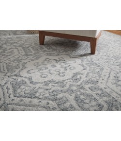 Feizy Belfort Gray/White 8698A27F 5 ft. X 8 ft. Rect. Rug