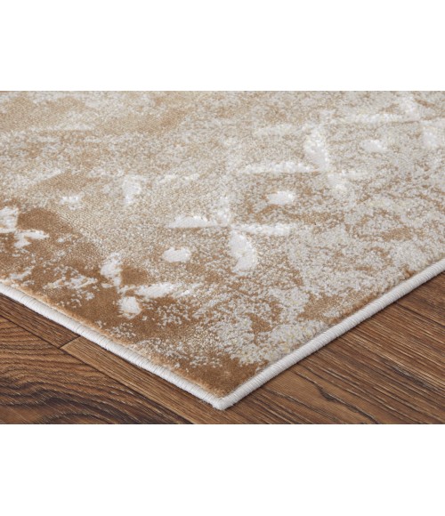 Feizy Waldor IVORY/GOLD 73539NCF 8 ft. X 11 ft. Rectangle Rug