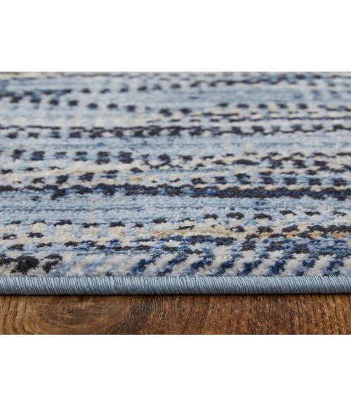 Feizy Sonora BLUE/NAVY SNR39NXF 6 ft. 7 in. X 9 ft. 6 in. Rectangle Rug