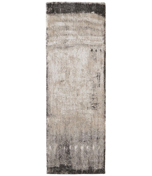 Feizy Skyview Gray/Ivory/Taupe SKV39QAF 2 ft. 6 in. X 7 ft. 3 in. Rect. Rug