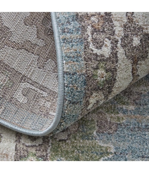 Feizy Dartmouth Blue/Ivory/Brown Rug DRT39QNF 5 ft. X 7 ft. 6 in. Rect. - Rugs Town Feizy Dartmouth Blue/Ivory/Brown DRT39QNF 5 ft. X 7 ft. 6 in. Rect. Rug