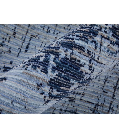 Feizy Sonora BLUE/LIGHT BLUE SNR39PLF 7 ft. 10 in. X 10 ft. 3 in. Rectangle Rug