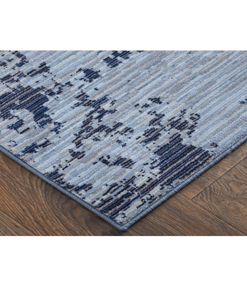 Feizy Sonora BLUE/LIGHT BLUE SNR39PLF 7 ft. 10 in. X 10 ft. 3 in. Rectangle Rug