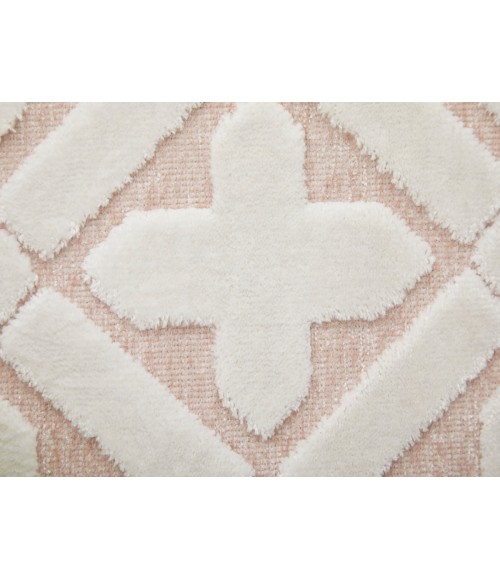 Feizy Saphir Mira BLUSH/WHITE Rug 6803500F 9 ft. 8 in. X 12 ft. 7 in. Rectangle - Rugs Town Feizy Saphir Mira BLUSH/WHITE 6803500F 9 ft. 8 in. X 12 ft. 7 in. Rectangle Rug