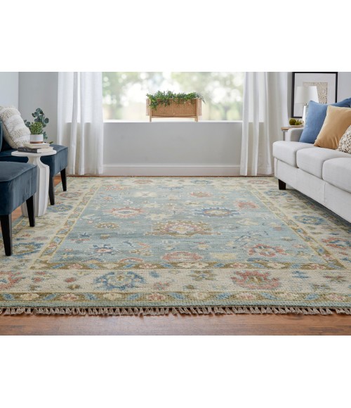 Feizy Fillmore BLUE/IVORY FIL69CJF 2 ft. X 3 ft. Rectangle Rug