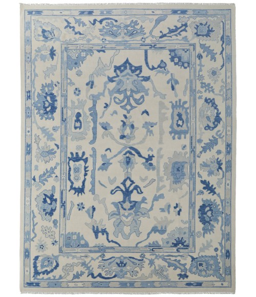 Feizy Karina IVORY/BLUE 90969G7F 8 ft. 6 in. X 11 ft. 6 in. Rectangle Rug