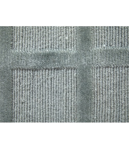 Feizy Channels AQUA 2877278F 7 ft. 9 in. X 9 ft. 9 in. Rectangle Rug