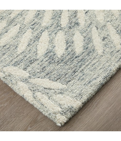 Feizy Wallace Gray/Ivory WAL8A38F 2 ft. X 3 ft. Rect. Rug