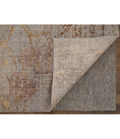 Feizy Pryor BROWN/MULTI PRY39NEF 6 ft. 7 in. X 9 ft. 6 in. Rectangle Rug