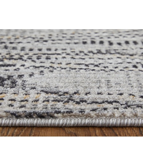 Feizy Sonora GRAY/CHARCOAL SNR39NXF 6 ft. 7 in. X 9 ft. 6 in. Rectangle Rug