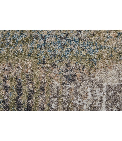 Feizy Skyview Gray/Taupe/Ivory Rug SKV39Q9F 1 ft. 8 in. X 2 ft. 10 in. Rect. - Rugs Town Feizy Skyview Gray/Taupe/Ivory SKV39Q9F 1 ft. 8 in. X 2 ft. 10 in. Rect. Rug