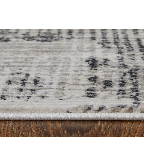 Feizy Sonora GRAY/IVORY Rug SNR39NYF 2 ft. X 3 ft. Rectangle - Rugs Town Feizy Sonora GRAY/IVORY SNR39NYF 2 ft. X 3 ft. Rectangle Rug