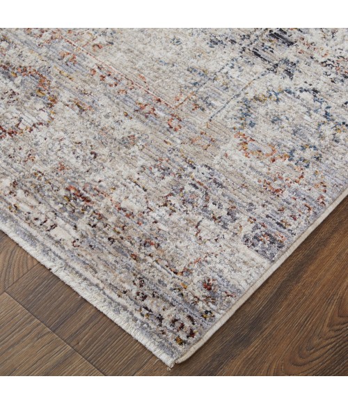 Feizy Caprio Taupe/Ivory/Gray 9203958F 5 ft. 3 in. X 7 ft. 6 in. Rect. Rug