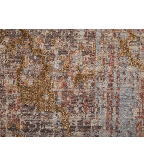 Feizy Pryor BROWN/MULTI PRY39NEF 6 ft. 7 in. X 9 ft. 6 in. Rectangle Rug