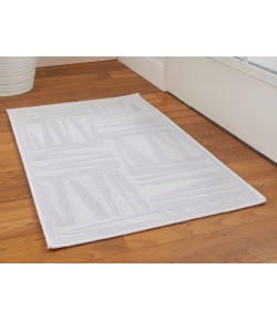 Feizy Saphir Mira WHITE/WHITE 6803493F 2 ft. 6 in. X 8 ft. Rectangle Rug
