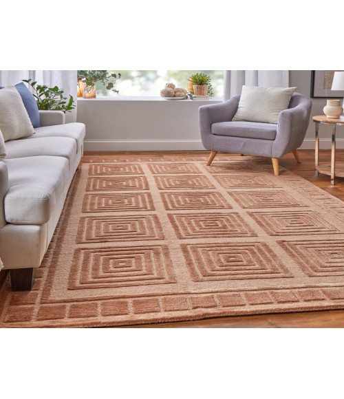 Feizy Channels SPICE 2877277F 7 ft. 9 in. X 9 ft. 9 in. Rectangle Rug