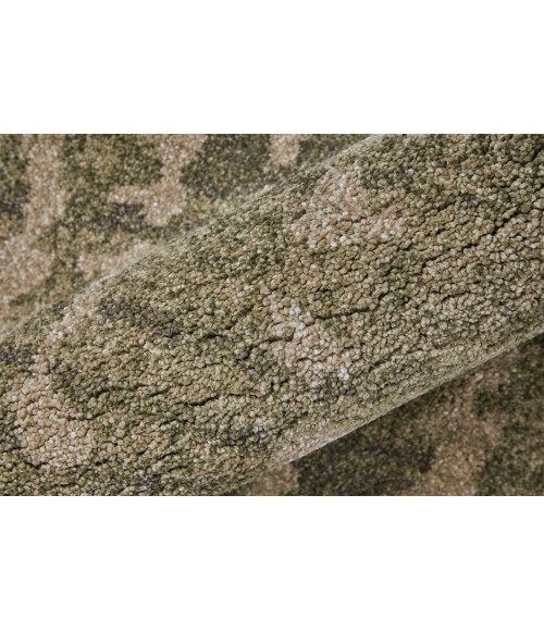 Feizy Skyview Green/Tan SKV39QDF 9 ft. X 12 ft. Rect. Rug