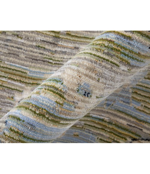 Feizy Melrose GREEN/IVORY Rug MEL39P3F 2 ft. X 3 ft. Rectangle - Rugs Town Feizy Melrose GREEN/IVORY MEL39P3F 2 ft. X 3 ft. Rectangle Rug