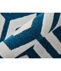Feizy Saphir Mira TEAL/WHITE Rug 6803498F 7 ft. 6 in. X 7 ft. 6 in. Round - Rugs Town Feizy Saphir Mira TEAL/WHITE 6803498F 7 ft. 6 in. X 7 ft. 6 in. Round Rug