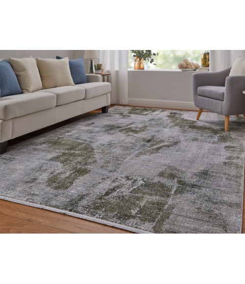 Feizy Cadiz GREEN/IVORY 86639N5F 13 ft. X 20 ft. Rectangle Rug