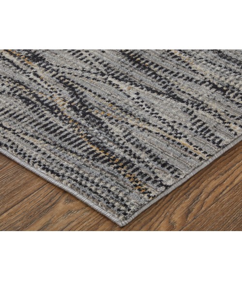 Feizy Sonora GRAY/CHARCOAL SNR39NXF 6 ft. 7 in. X 9 ft. 6 in. Rectangle Rug