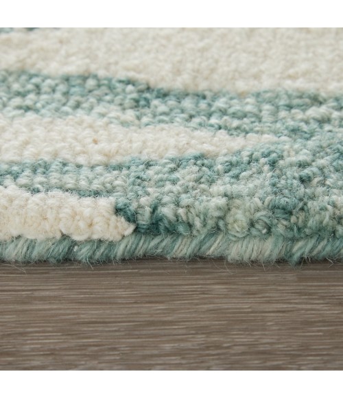 Feizy Wallace Blue/White WAL8A40F 2 ft. X 3 ft. Rect. Rug