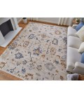 Feizy Pasha IVORY/MULTI Rug PAS39M8F 5 ft. X 7 ft. 6 in. Rectangle - Rugs Town Feizy Pasha IVORY/MULTI PAS39M8F 5 ft. X 7 ft. 6 in. Rectangle Rug