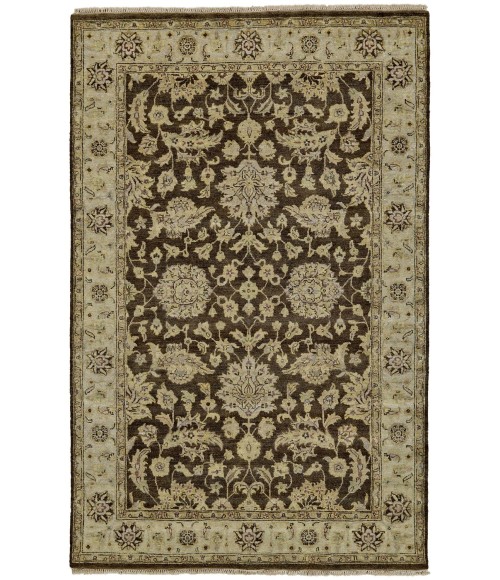 Feizy DRAKE 6049F IN BROWN/BEIGE 5' 6" x 8' 6" Area Rug