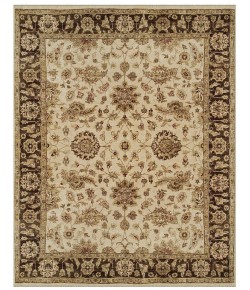 Feizy Drake 6049F IVORY/BROWN Area Rug 5 ft. 6 X 8 ft. 6 Rectangle