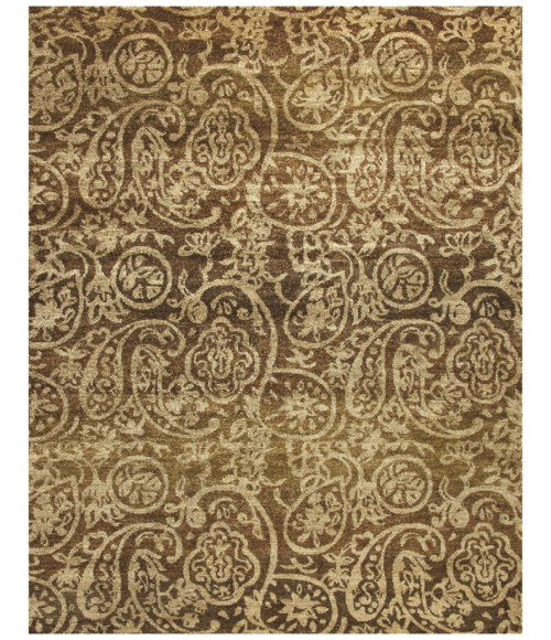 Feizy VERDIGRIS 7158F IN BROWN/MULTI 7' 9" x 9' 9" Area Rug